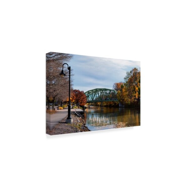 Anthony Paladino 'Erie Canal In Autumn' Canvas Art,22x32